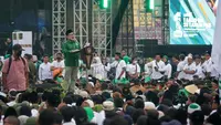 Ketua Umum PKB Muhaimin Iskandar atau Cak Imin dalam Harlah ke-25 PKB. (Foto: Tim humas dan dokumentasi PKB)