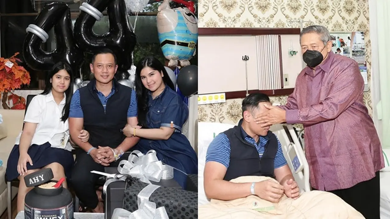 Didiagnosa Terkena DBD, Ini 6 Potret Kejutan Ultah Agus Yudhoyono di Rumah Sakit