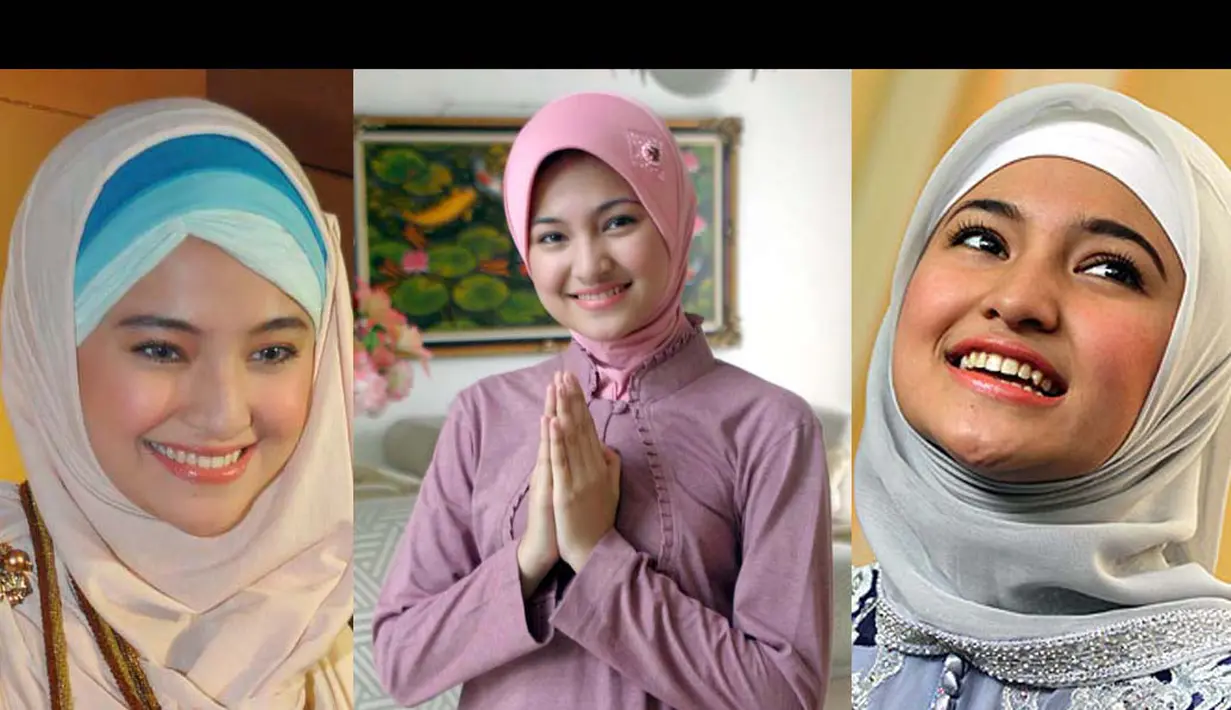 Setelah kasus video heboh itu, Marshanda memutuskan untuk mengenakan hijab. Cacapun terlihat semakin cantik (Istimewa)