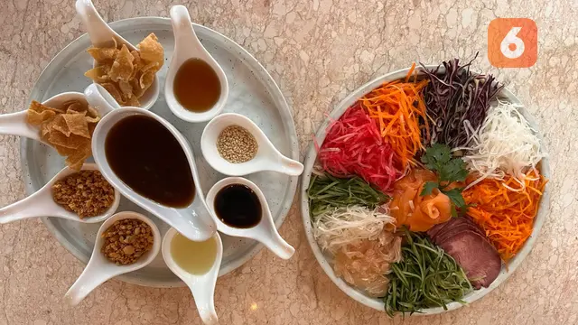 Di momen Imlek 2025, Restoran Jajaghu yang merupakan bagian dari House of Tugu menyajikan menu khas Tahun Baru China dengan pertunjukkan barongsai. (Dok: Liputan6.com/dyah)