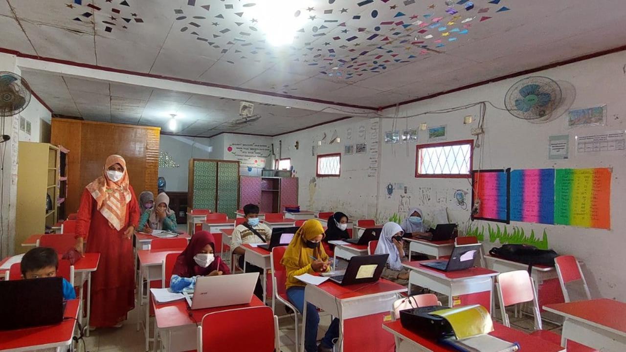 Uji Kompetensi Berbasis Literasi dan Numerasi yang diadakan Kualita Pendidikan Indonesia secara massal dan serentak. (Foto :Istimewa).