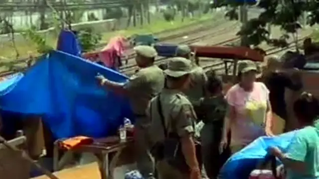 Satpol PP Razia Lahan di Jakarta