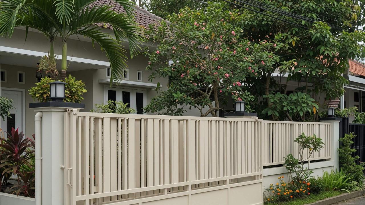 Warna Pagar Rumah yang Tidak Mudah Kusam