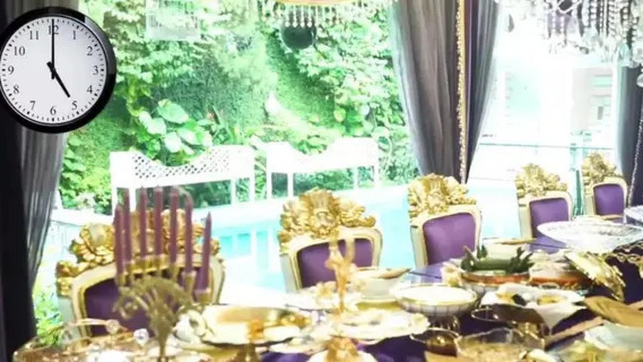 9 Potret Dapur di Rumah Mama Ala ibu Tasya dan Tasyi, Modelnya Nyentrik dan Serba Ungu