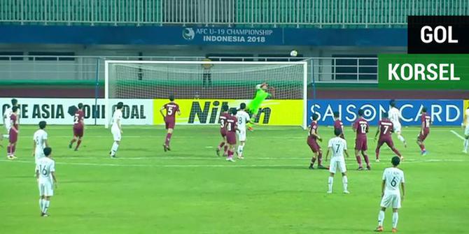 VIDEO: Gol Spektakuler Korsel pada Semifinal Piala AFC U-19