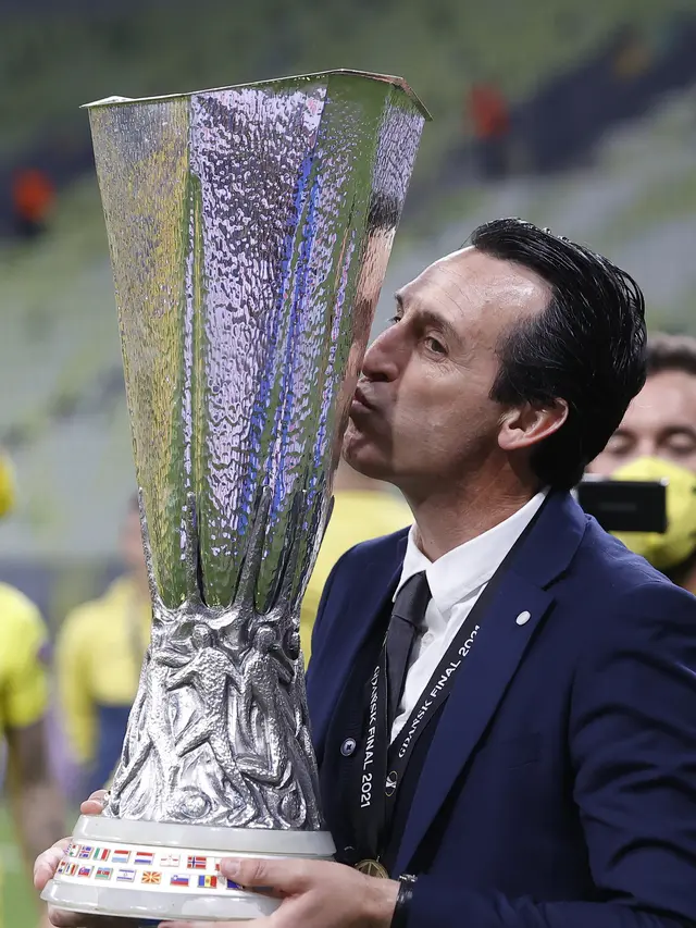 Selebrasi Pemain Villareal Juara Piala Eropa Usai Kalahkan MU