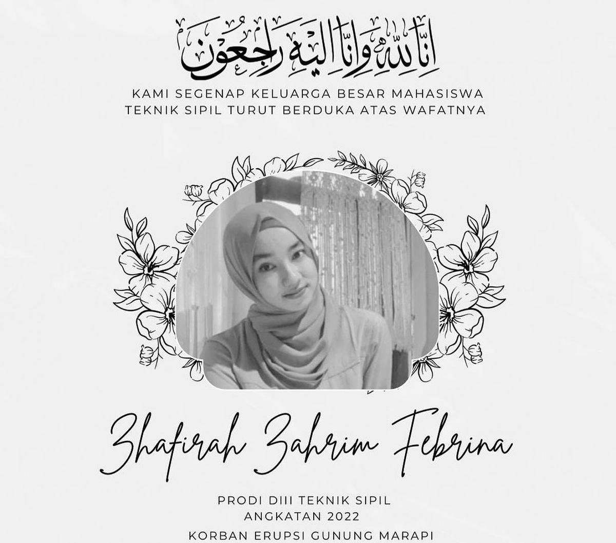 Kabar meninggalnya wanita yang akrab disapa Ife ini dibagikan di akun Instagram hmtspnp. <br>