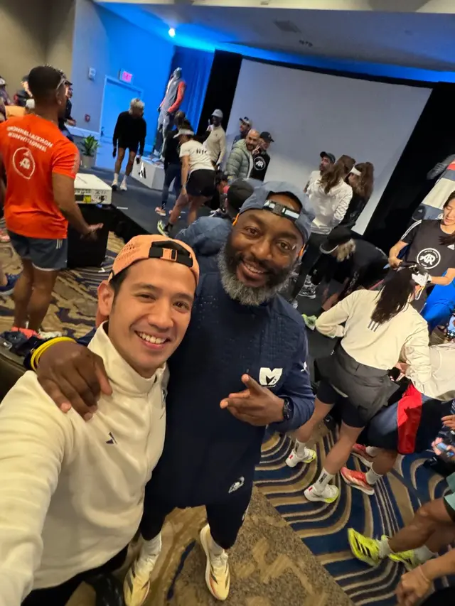 7 Potret Tarra Budiman Ikut Marathon di Boston, Cuma Lebaran Sehari di Indonesia