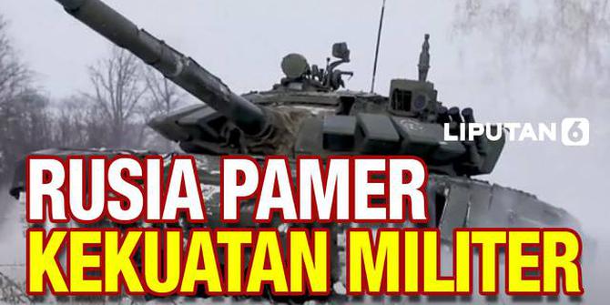 VIDEO: Rusia Pamer Kekuatan Militer di Tengah Tuduhan akan Invasi Ukraina