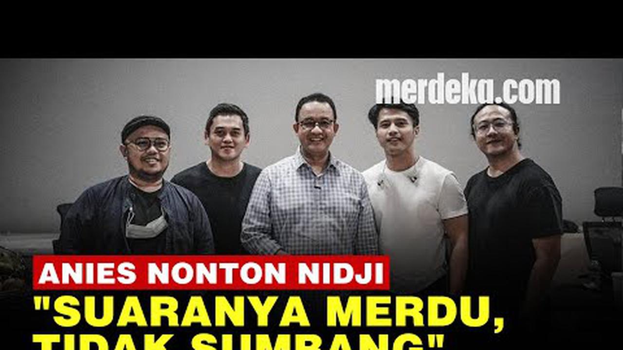 VIDEO: Anies Ajak Komika Marshel Widianto Uji Coba Stadion JIS Sambil Nonton Nidji