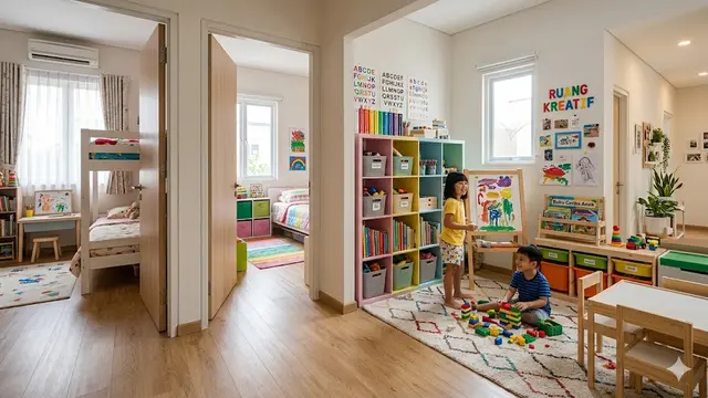 Desain Rumah 1 Lantai Ramah Anak di Desa