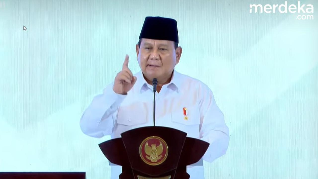VIDEO: Pecah Tawa Prabowo Bilang "Jadi Presiden Tuh Tidak Boleh Flu, Tahu Enggak"