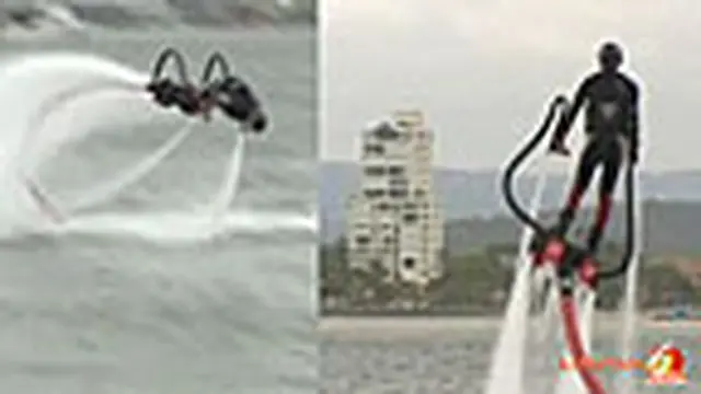 Flyboard Kolaburasi Jetski dan Menyelam