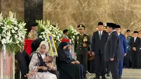 Momen Prabowo Beri Penghormatan Terakhir untuk 3 Prajurit TNI yang Gugur di Lebanon