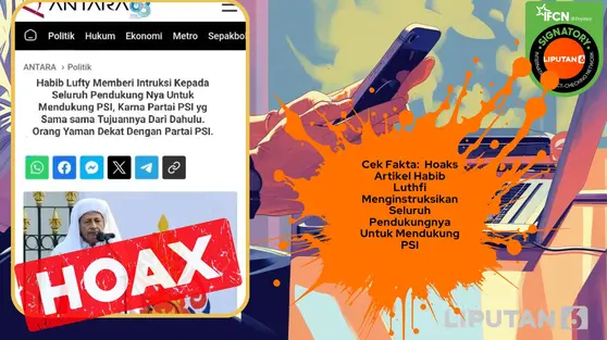 Kumpulan Hoaks Sasar PSI, Simak Faktanya