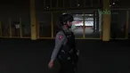 Polisi anti Huru-hara berjaga sekitar pintu stadion jelang Laga grup H Piala AFC 2018 di Stadion Utama GBK, Senayan, Jakarta (28/2/2018). Laga ini mempertemukan Persija dan Tampines Rovers.. (Bola.com/Nick Hanoatubun)