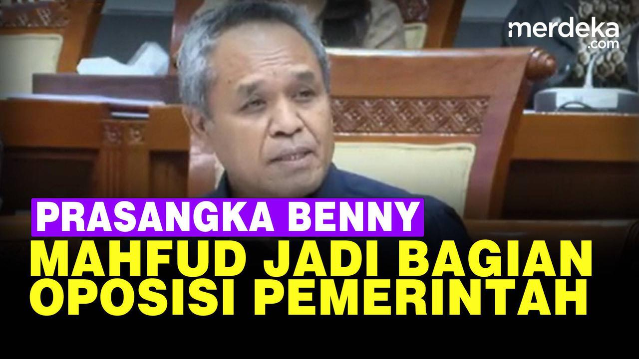 VIDEO: Pandangan Benny ke Mahfud, "Anda Jadi Bagian Oposisi Pemerintahan?"
