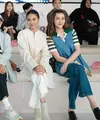 Duo bestie Aaliyah Massaid dan Azizah Salsha terlihat menghadiri JFW 2025 pada 26 Agustus 2024 untuk mendukung brand Nagita Slavina yang berkolaborasi dengan Callie dan IKYK. [IG/@aaliyah.massaid/@azizahsalsha].