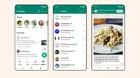 Fitur baru WhatsApp Channel memudahkan pengguna mendapat informasi terbaru tentang topik yang diminatinya. (WhatsApp)