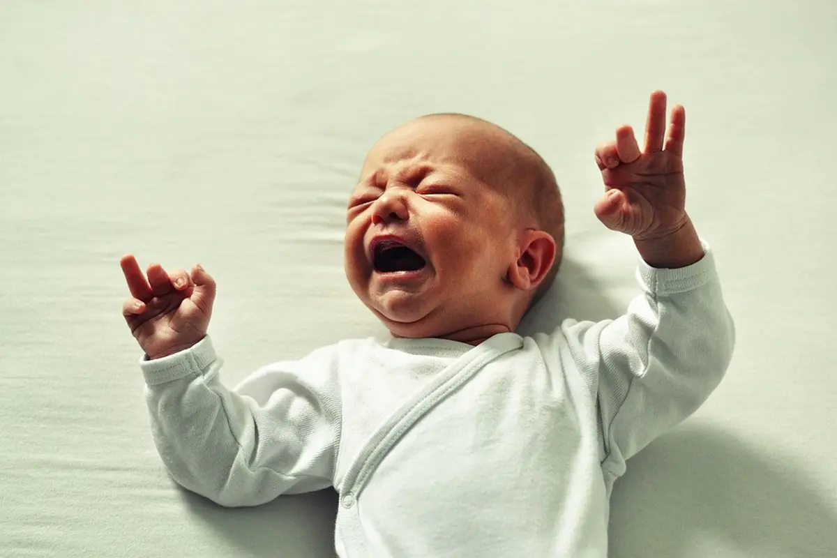 Ilustrasi bayi sakit perut (Pixabay)