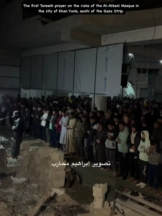 Tarawih Umat Muslim Gaza