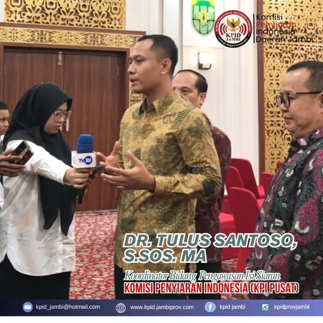 KPID Jambi Sukses Gelar Sosialisasi P3SPS Bersama Lembaga Penyiaran Se-Provinsi Jambi (Liputan6)