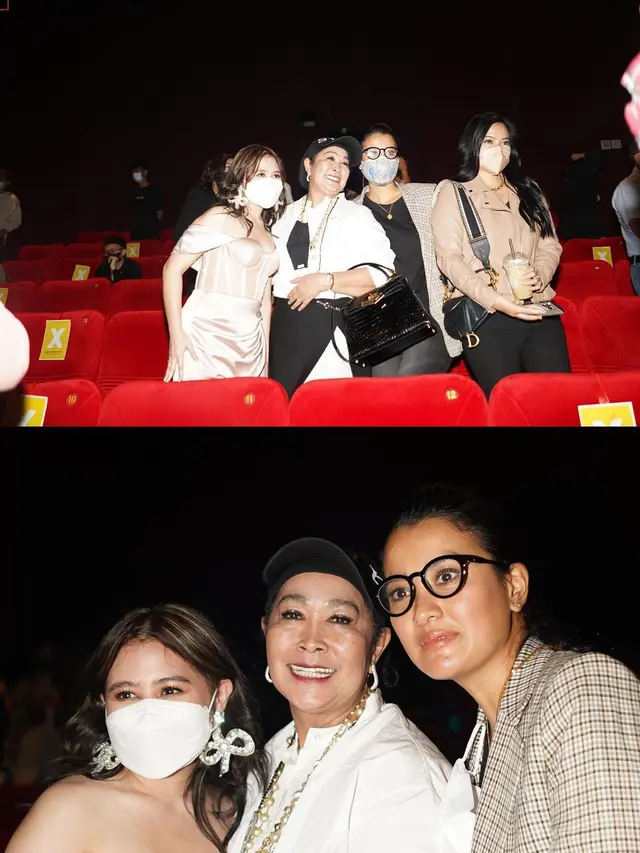 Prilly Latuconsina di gala premiere film Kukira Kau Rumah (Foto: Instagram/@prillylatuconsina96)