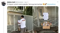 Bantu Sesama di Tengah Corona, Keluarga Ini Sediakan Makanan Gratis di Depan Rumah Setiap Hari