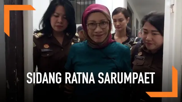 Sidang digelar di Pengadilan Negeri Jakarta Selatan, Selasa (12/3/2019). Dalam menghadapi persidangan kali ini, Ratna mengaku tidak ada perisapan khusus.