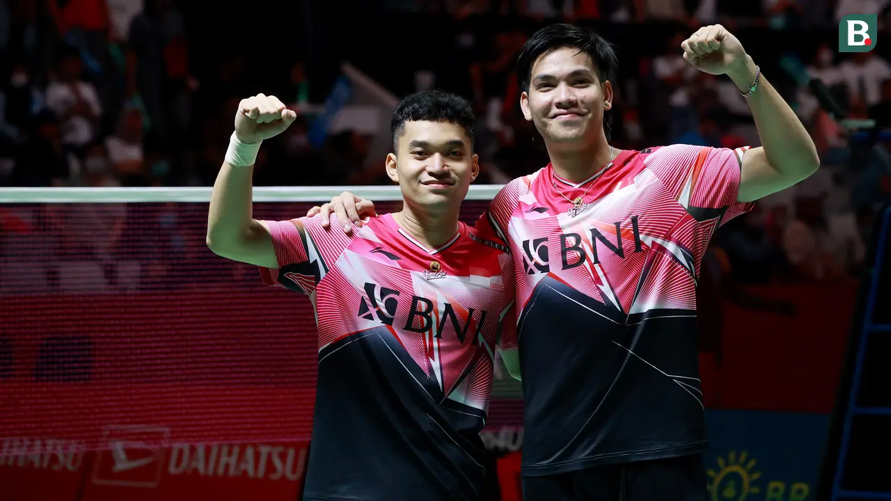 Foto: Leo Rolly Carnando/ Daniel Marthin Juara, Indonesia Pastikan Dua Gelar di Indonesia Masters 2023