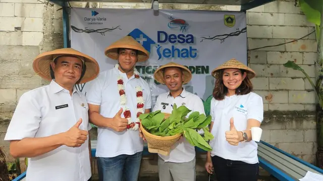 Hasil Panen di Desa Sehat.