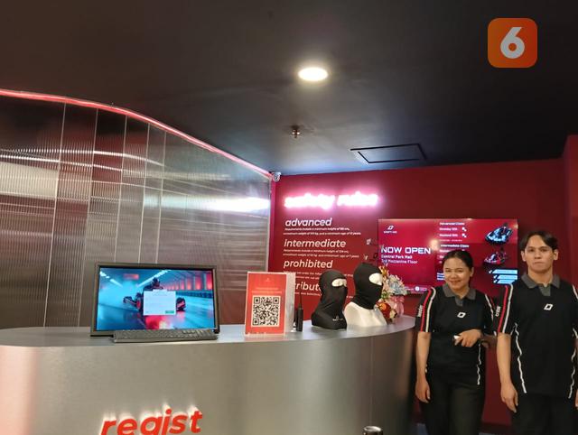 Pemain Go-kart Diukur Tinggi Badan dan Diarahkan