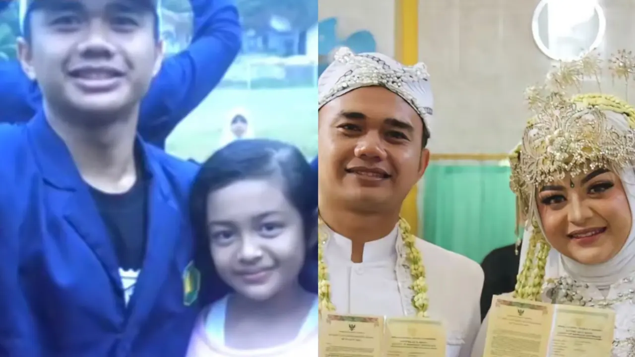 Viral pria menikah dengan bocah yang ditemui saat 11 tahun lalu
