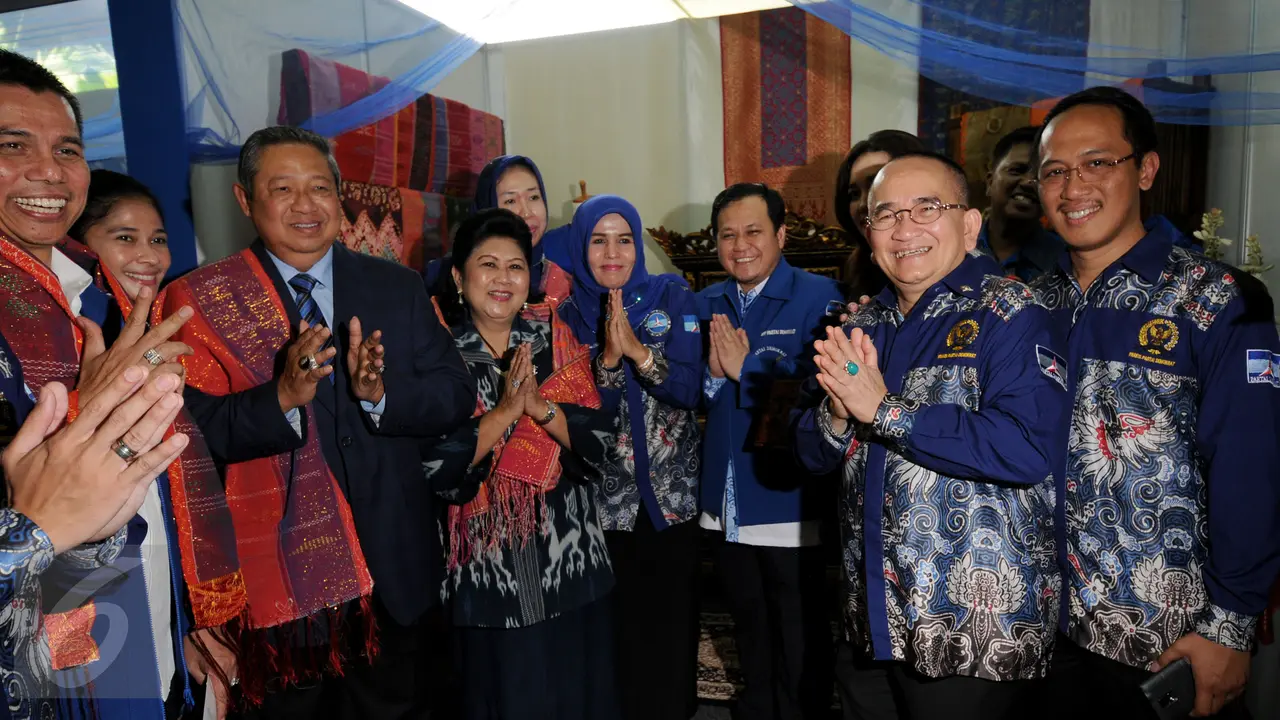 20150909-Kekompakan Keluarga SBY di Peringatan HUT ke-14 Demokrat-Jakarta