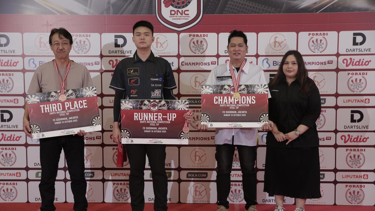 Rebut Juara Kategori Steel Tip, Tirta Suparjo Sapu Bersih Darts National Competition 2025 Series 05