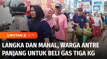 Kelangkaan gas 3 kilogram terjadi di sejumlah daerah. Di Samarinda, Kalimantan Timur, warga rela antre panjang untuk mendapatkan gas 3 kilogram yang dijual di SPBU.