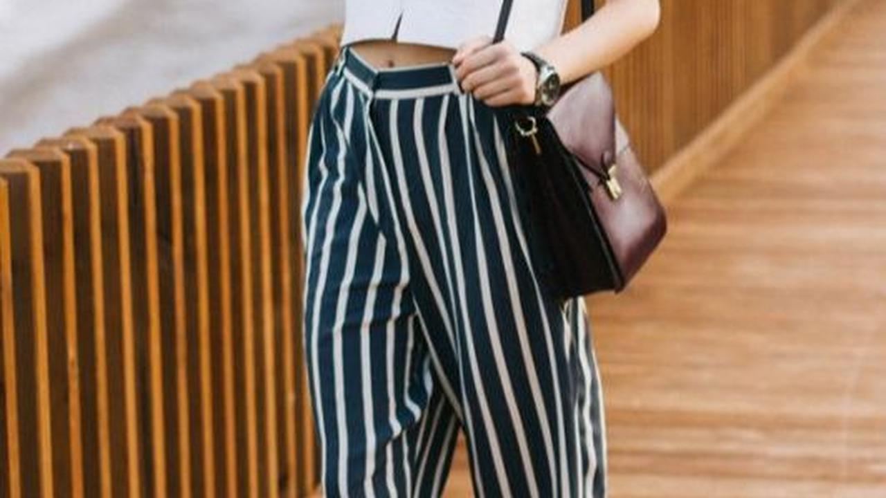 Stripped Pants, Celana Bergaris yang Membuat Tubuh Terkesan Tinggi