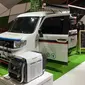 Honda N-VAN e:G dipamerkan di GIIAS 2024 sebagai Honda Dreams Café Mobile. (Liputan6.com/Khizbulloh Huda)