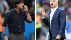 Jerman vs Prancis akan saling bunuh di babak 8 besar Piala Dunia 2014 di Stadion Maracana,Jumat (4/7/2014) (AFP PHOTO/ FRANCK FIFE/KIRILL KUDRYAVTSEV)