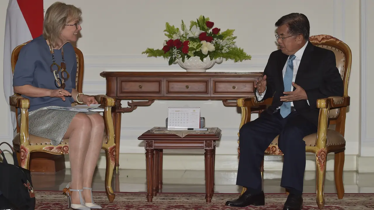 Wapres Jusuf Kalla dan Menteri Luar Negeri Australia, Julie Bishop