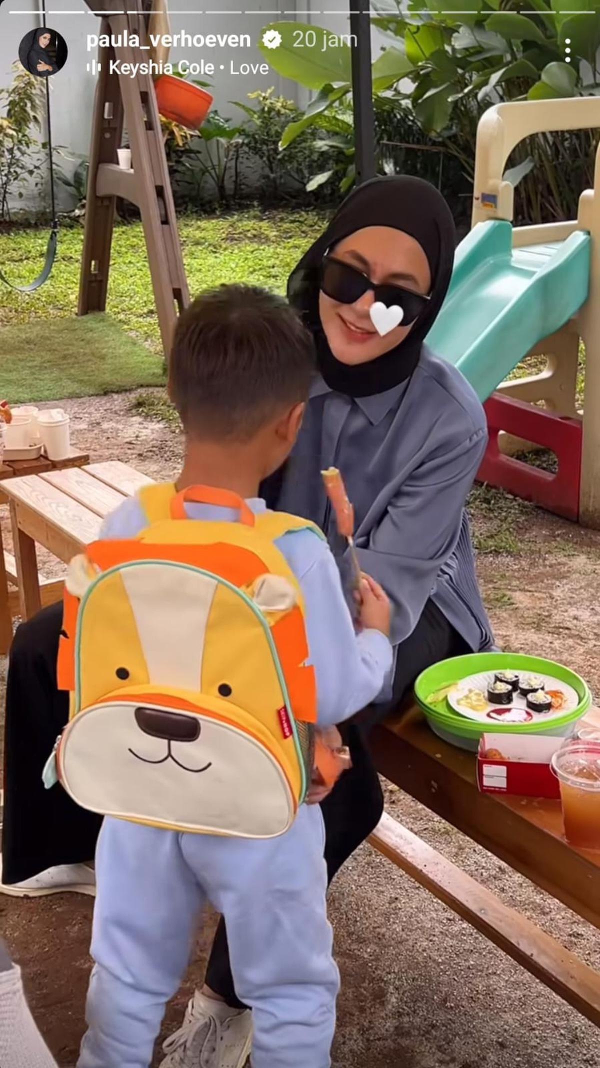 Momen Kiano Cium Paula Verhoeven dengan Kata I Miss You