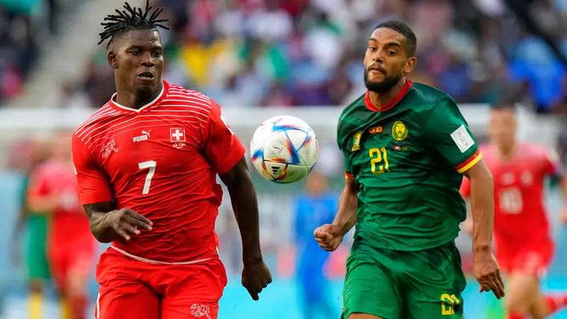 Gol Tunggal Breel Embolo Bawa Swiss Taklukkan Kamerun di Piala Dunia 2022