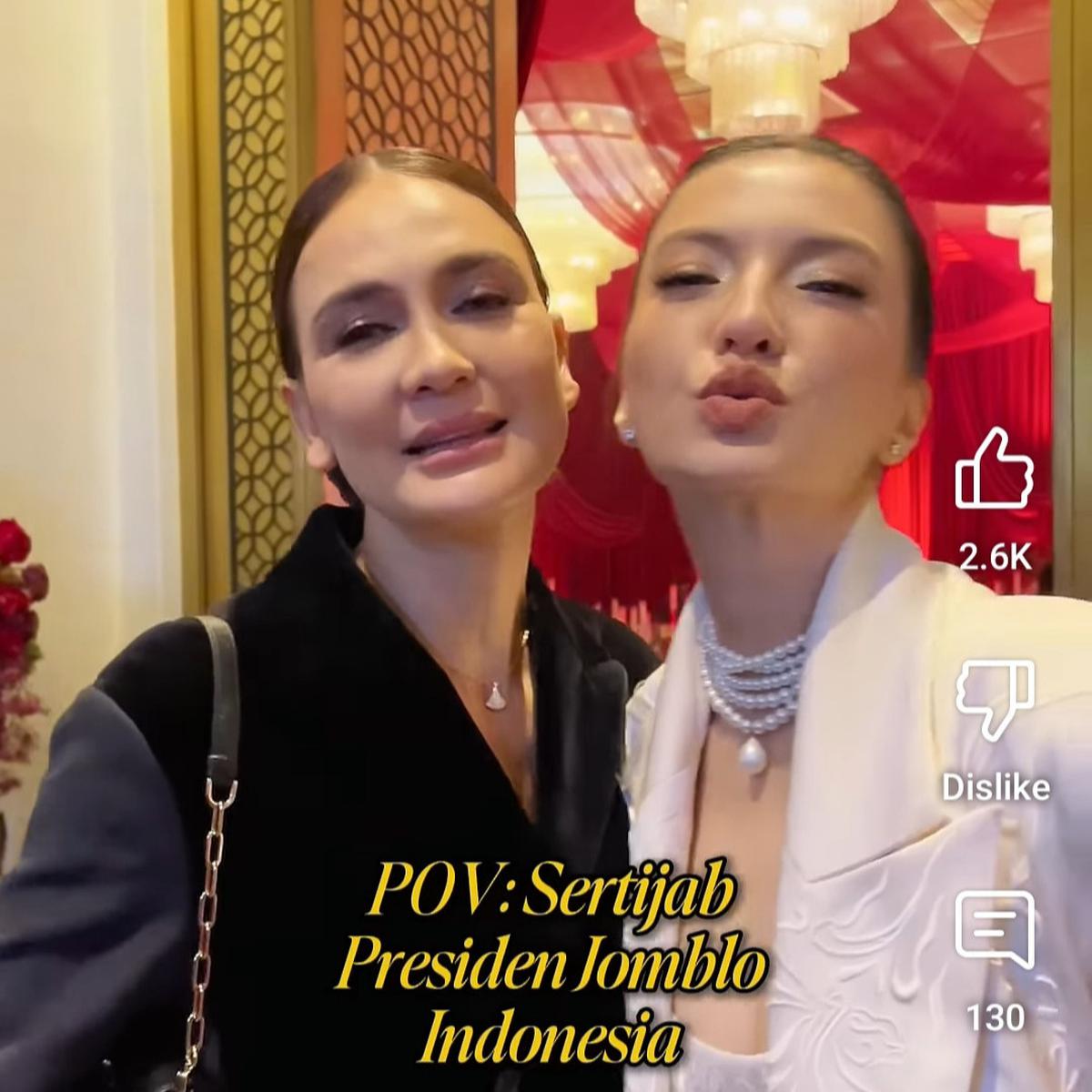 5 Potret Raline Shah Resmi jadi Presiden Jomblo Indonesia, Sudah Sertijab dengan Luna Maya Ditandai Penyerahan 'Mahkota'