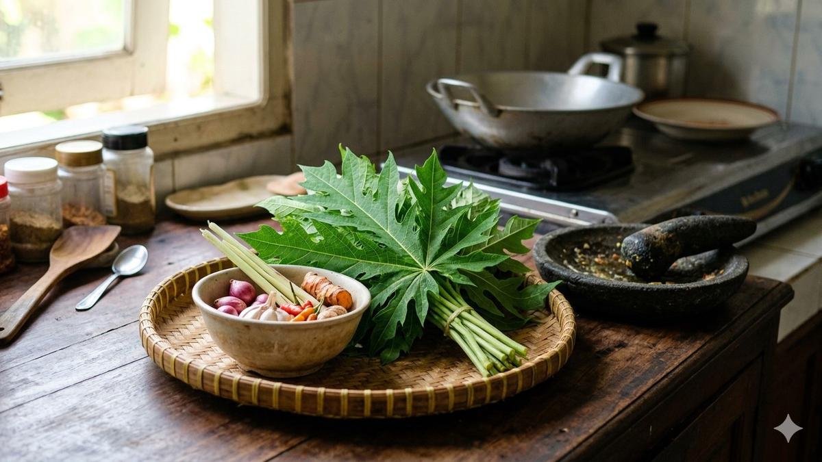 Cara Memasak Daun Pepaya ala Orang Desa supaya Tidak Pahit, Teksturnya Lembut dan Tidak Layu