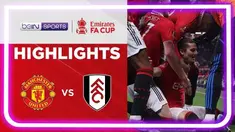 Berita Video, Highlights Piala FA Babak Perempat Final Antara MU Vs Fulham pada Senin (20/3/2023)