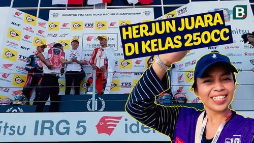 VIDEO Vlog: Rider AHRT, Herjun Atna Firdaus Naik Podium di ARRC Mandalika2023