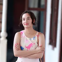 Chelsea Islan saat syuting film 'Love You... Love You Not' (Wimbarsana/bintang.com)