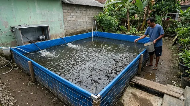 Ternak di lahan 4x5 meter (Foto: Gemini AI)