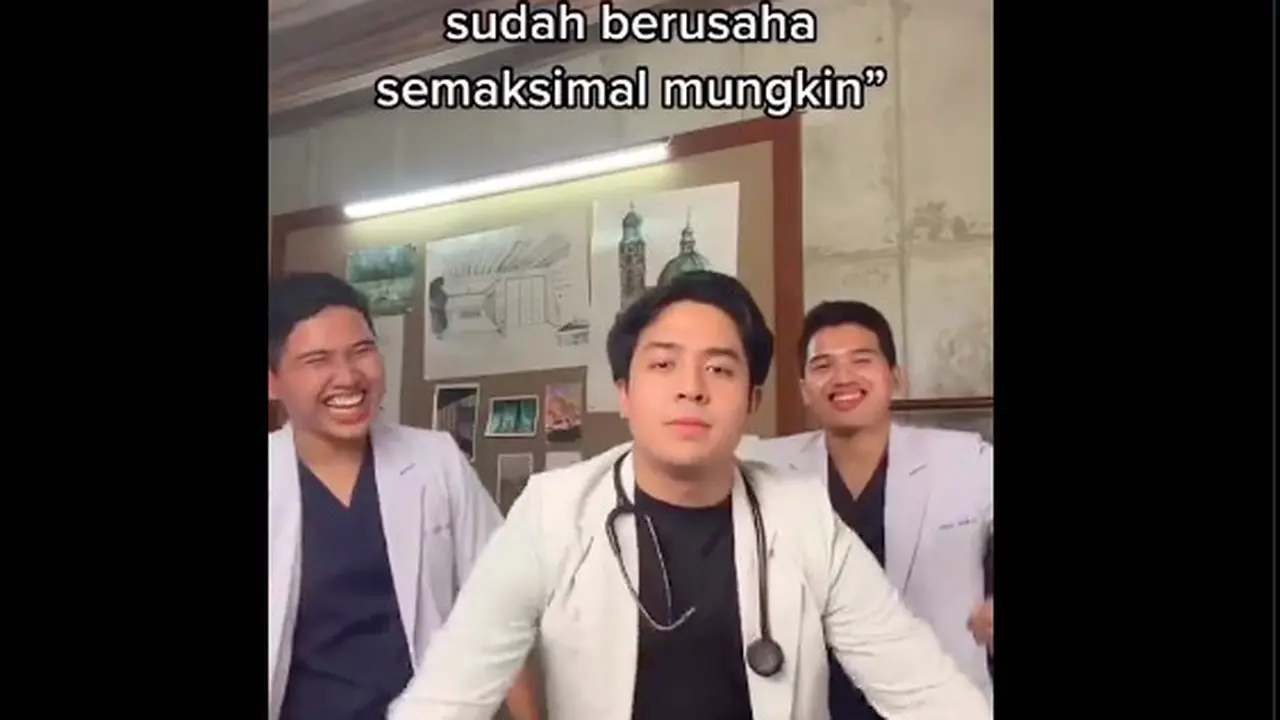 Jerome Polin kembali dikritik karena kontennya memakai seragam dokter