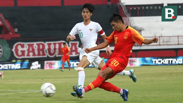 Timnas Indonesia U-19, China U-19